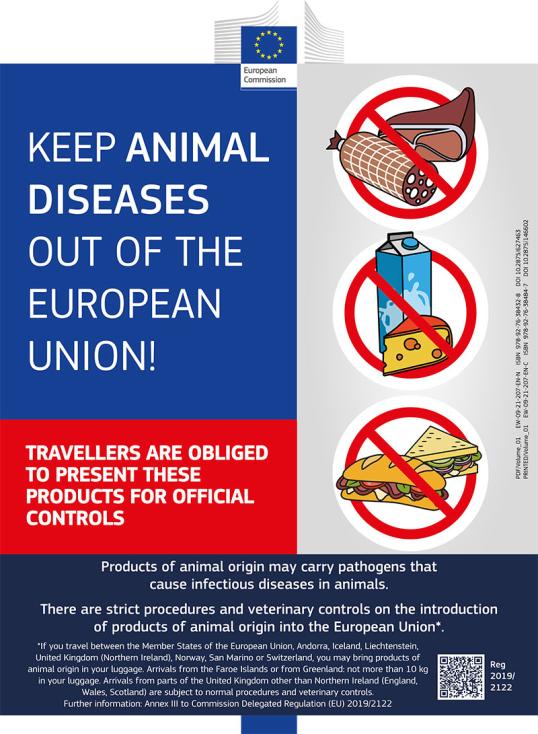 POSTER: Keep animal diseases out of the EU